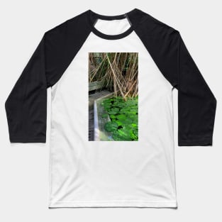 green leaves in water Baseball T-Shirt